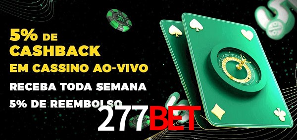 Promoções do cassino ao Vivo 277bet